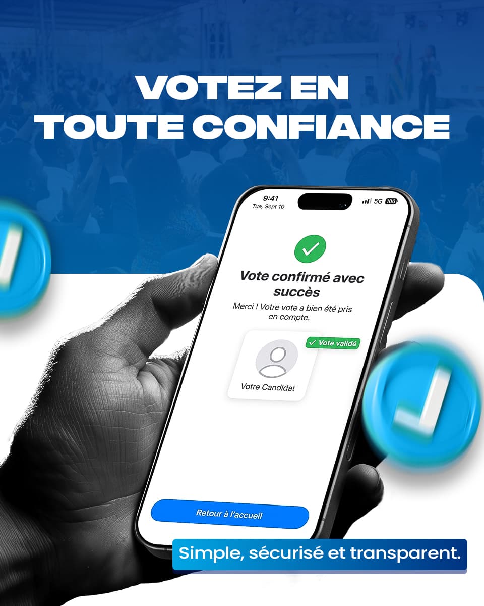 Événement de vote en ligne organisé au Togo